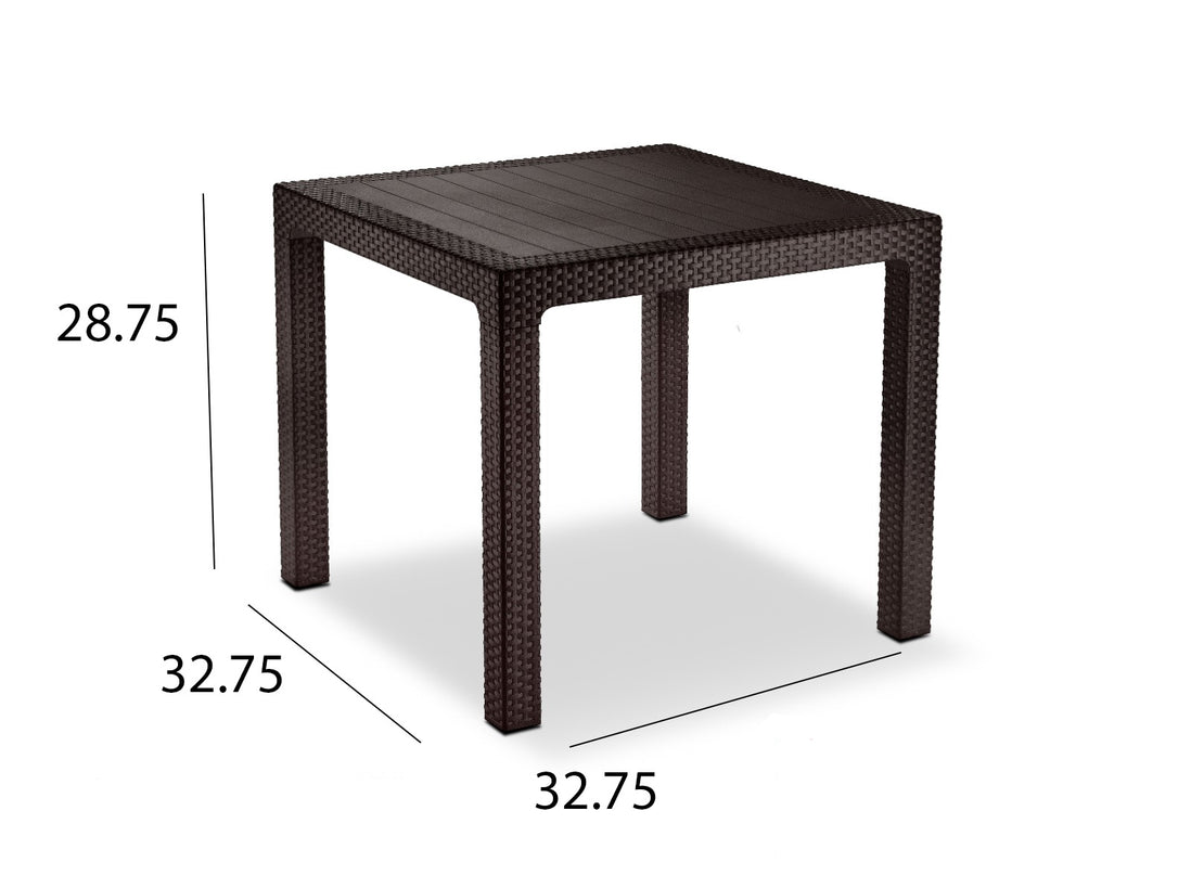 Samba plastic square table