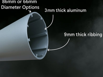 Vallerta 18 X 7 Ft. ALUMINUM Heavy Duty Soccer Goal with Premium Net, All Season, Rust Proof, Super Durable, Regulation Size.