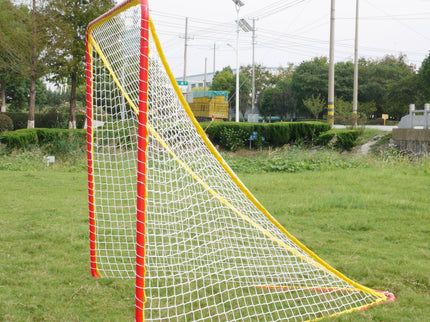 Vallerta Signature Series Official 6' x 6' Regulation Size Lacrosse Goal.  Heavy Duty 1.5 Inch Portable Steel Practice/Training Aid Equipment for Kids & Adults.