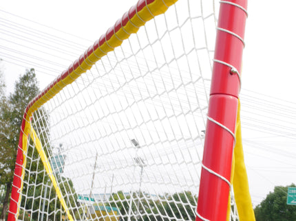 Vallerta Signature Series Official 6' x 6' Regulation Size Lacrosse Goal.  Heavy Duty 1.5 Inch Portable Steel Practice/Training Aid Equipment for Kids & Adults.
