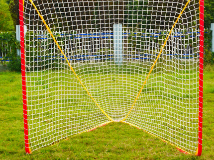 Vallerta Signature Series Official 6' x 6' Regulation Size Lacrosse Goal.  Heavy Duty 1.5 Inch Portable Steel Practice/Training Aid Equipment for Kids & Adults.