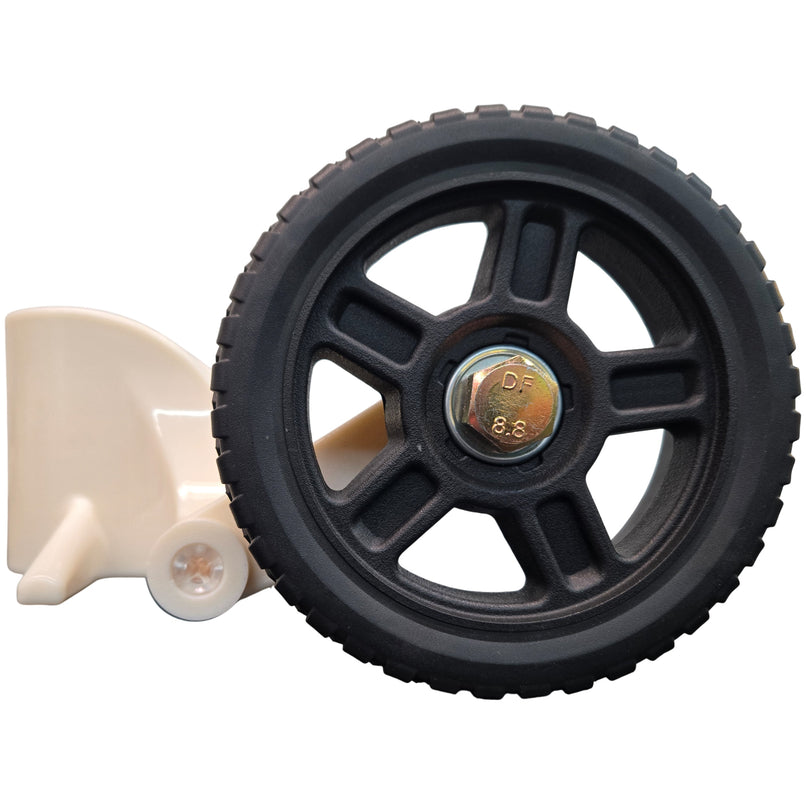 Vallerta Soccer Goal Wheel Kit – Heavy-Duty 6” Wheels, Fits 2” Steel Tubing Goals, All-Weather (Set of 4)