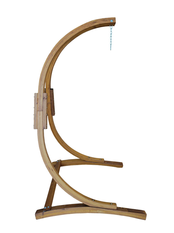 7 ft Wooden Arc Hammock Chair Sets