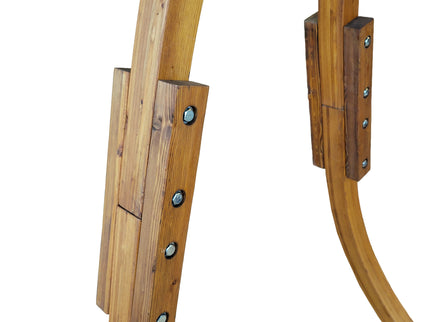7 ft Wooden Arc Hammock Chair Sets