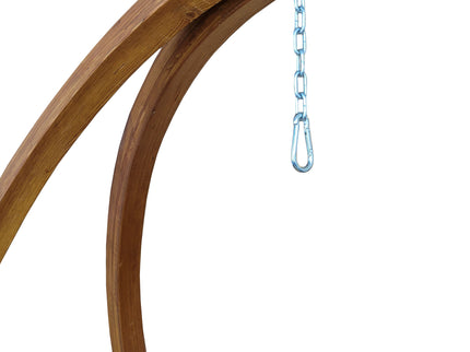 7 ft Wooden Arc Hammock Chair Sets