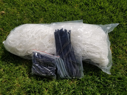 Vallerta® 24 X 8 Ft. Heavy Duty Steel Frame Goal w/Weatherproof Net