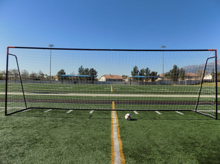Vallerta® 24 X 8 Ft. Heavy Duty Steel Frame Goal w/Weatherproof Net