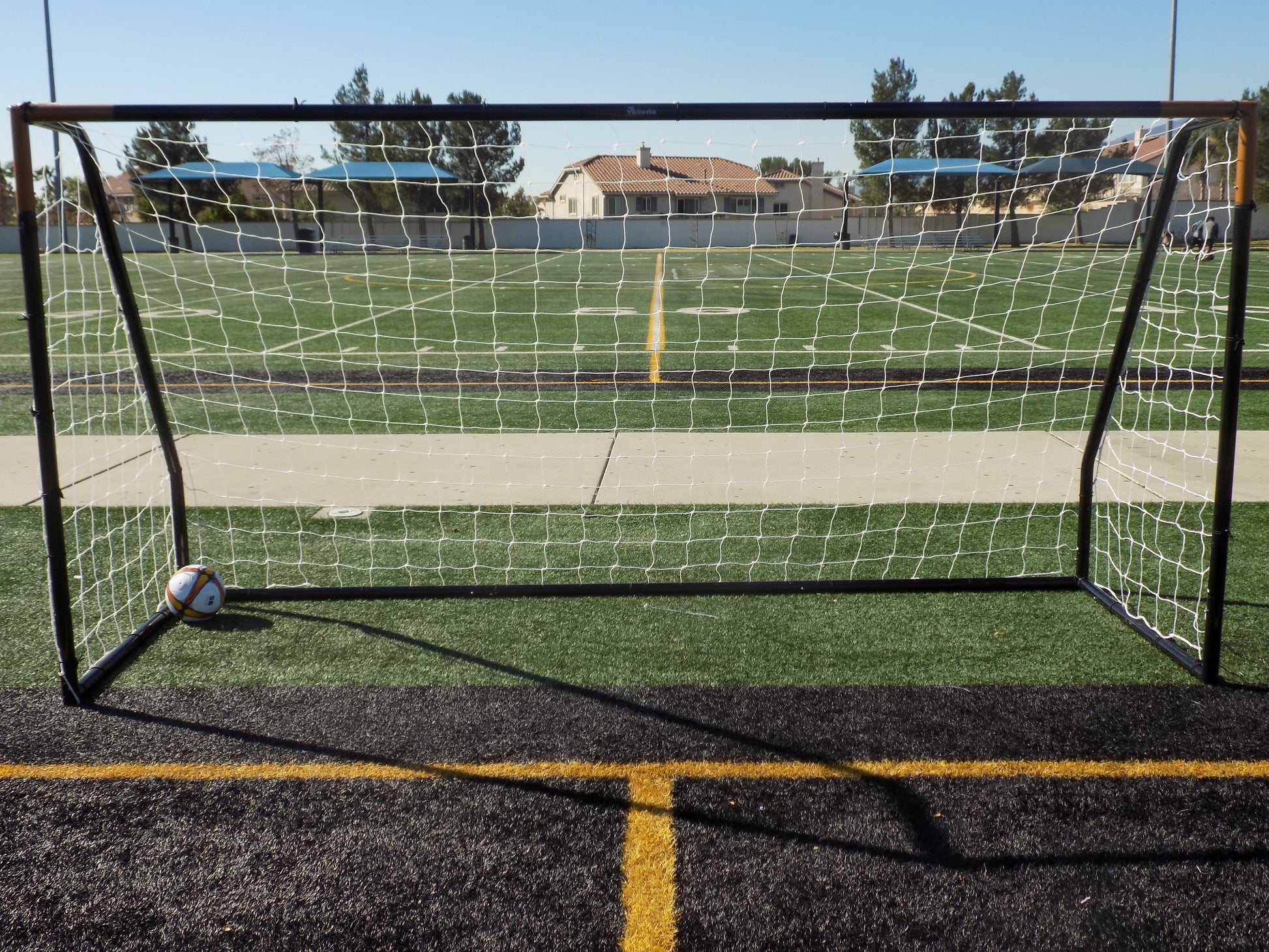 12 x 6' Premier Soccer Goal Weather-resistant Net Powder Coated Play Beach