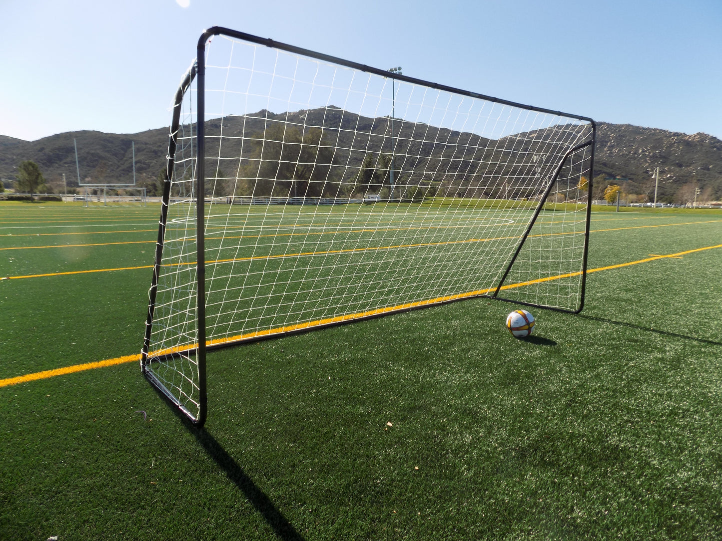 Vallerta® 12 X 6 Ft. Steel Soccer Goal w/Weatherproof Net