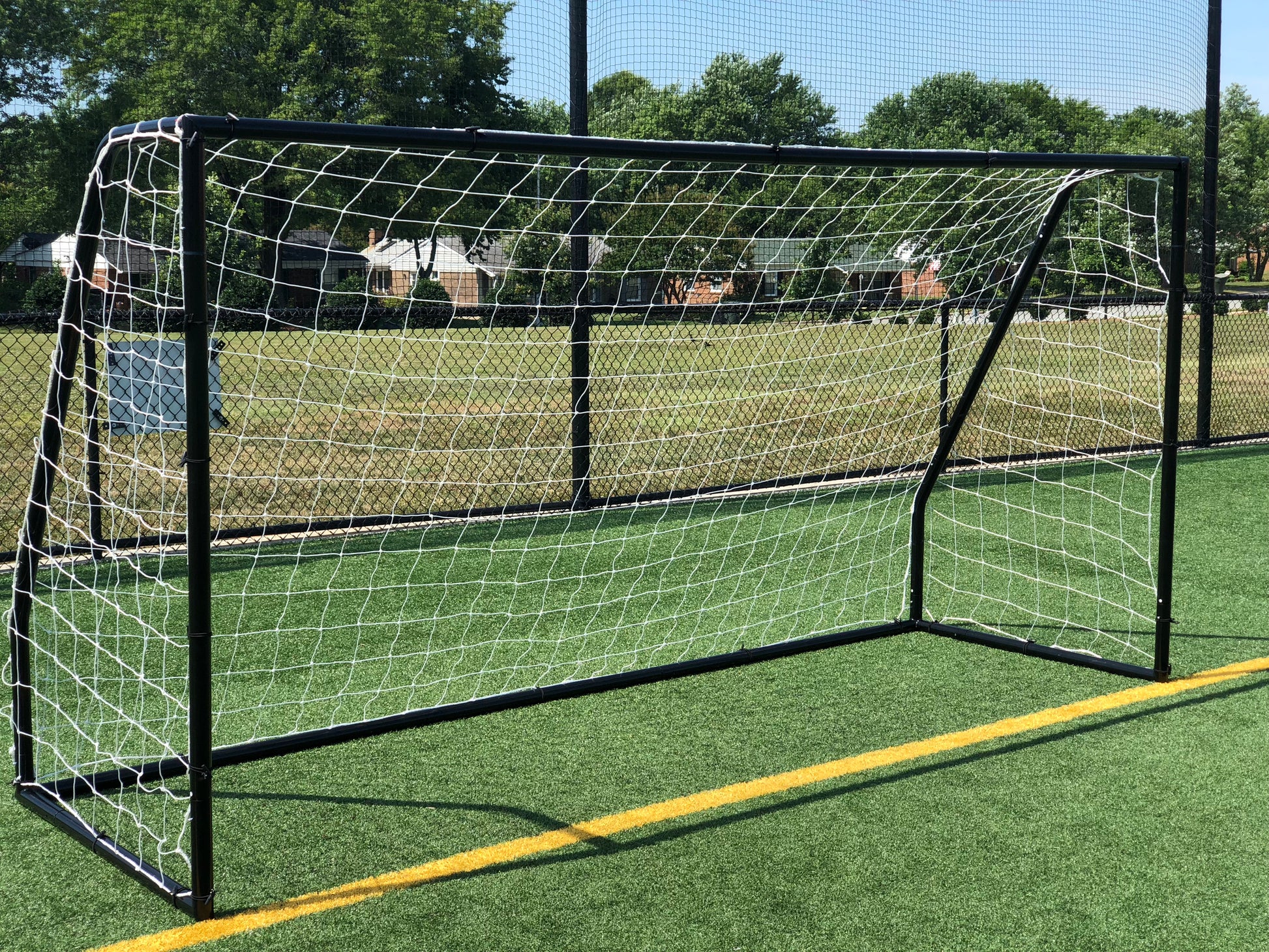 12 x 6' Premier Soccer Goal Weather-resistant Net Powder Coated Play Beach