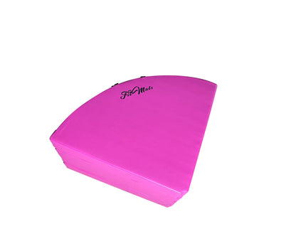 FitMats 5ft Cross-Linked EPE Foam Crash Mat – Foldable Pole Dance, Exercise & Safety Padding with PU Leather Skid-Proof Cover