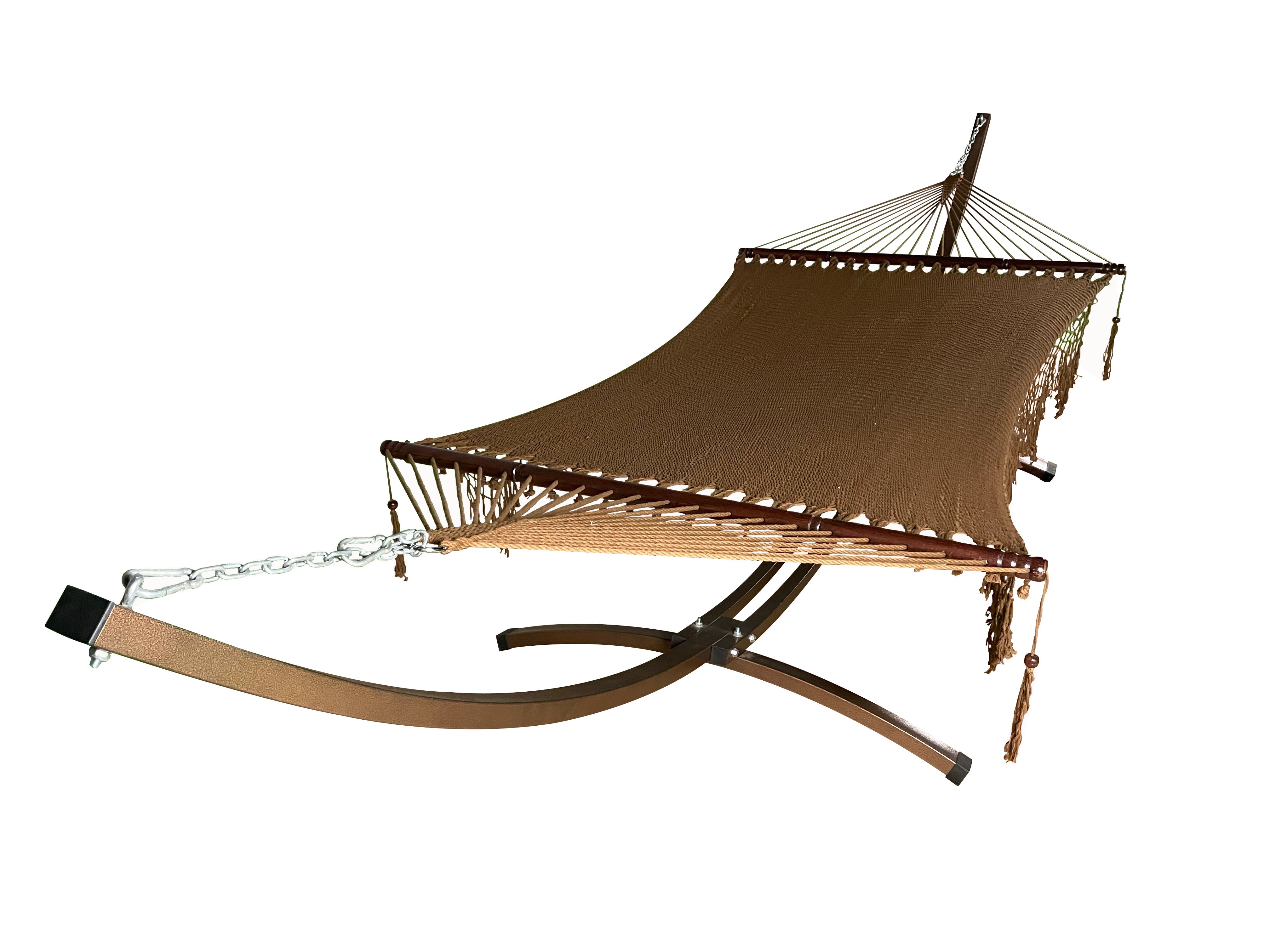 Petra Leisure® 15Ft Bronze Steel Arc Hammock Stand.