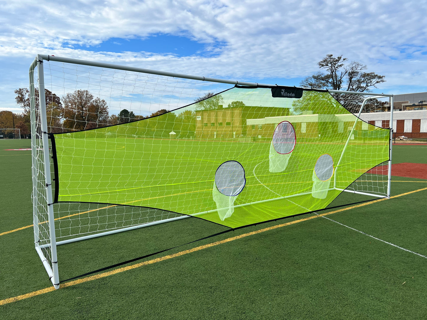 Vallerta® Skill-Shot 24x8 Ft. Professional Soccer Shooting Practice Target Net & Rebounder (soccer frame not included)
