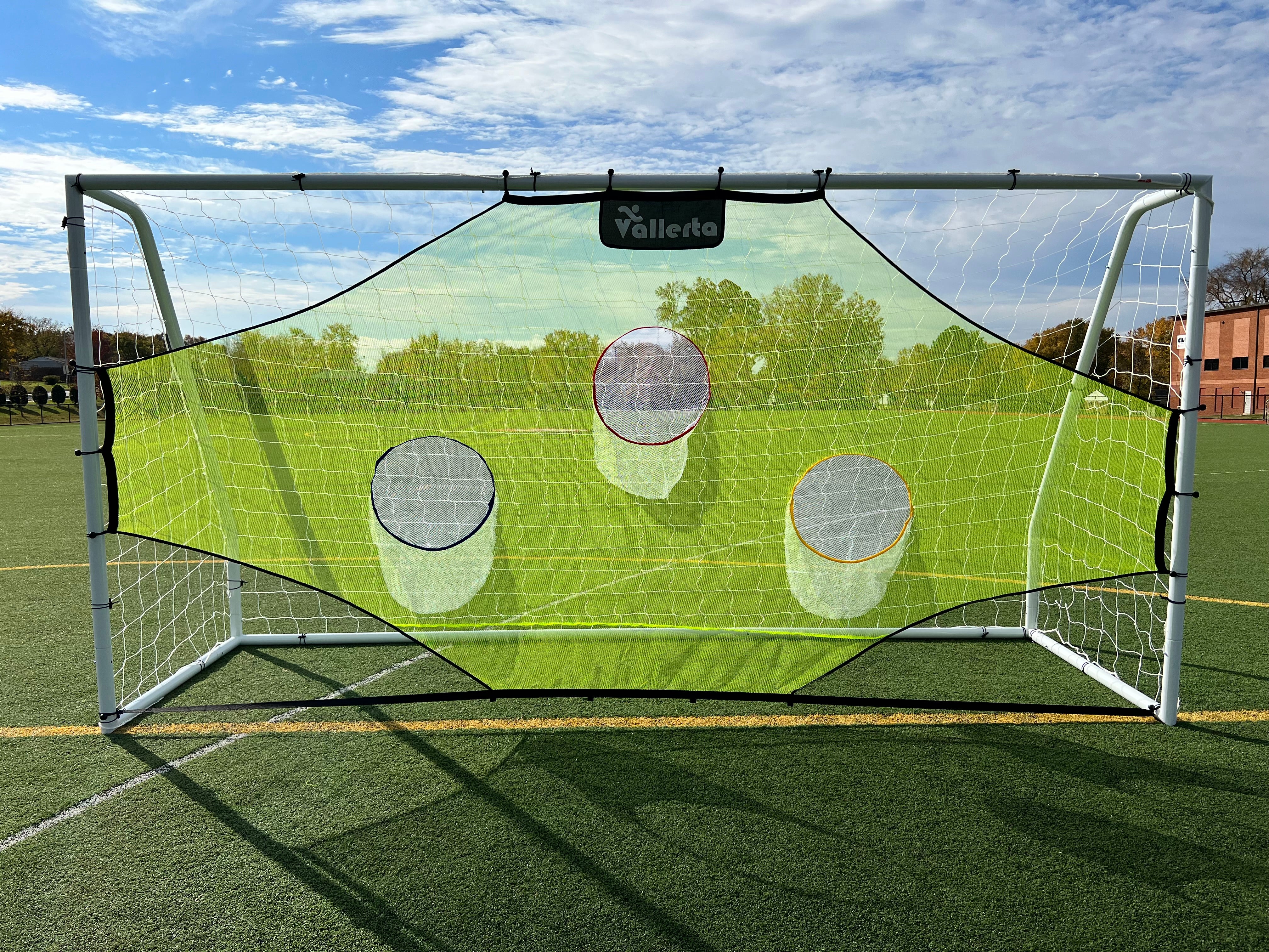 Vallerta® Skill-Shot 12x6 Ft. Professional Soccer Shooting Practice Target  Net & Rebounder (soccer frame not included)