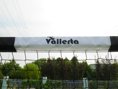 Vallerta® Signature Series 12 X 6 Ft. Checkered Futsal Soccer Goal w/ Anti-Sag Cross Bar.